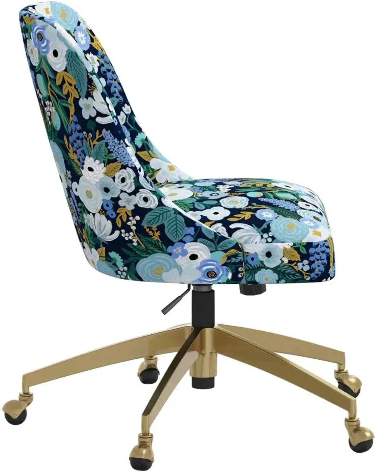 Rifle Paper Co. Oxford Garden Party Blue Office Chair