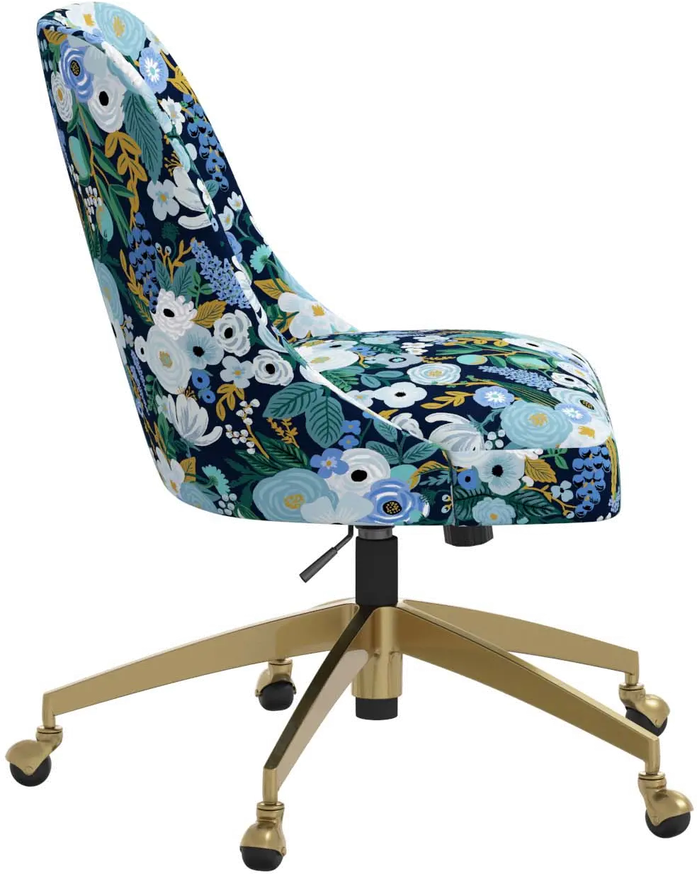 Rifle Paper Co. Oxford Garden Party Blue Office Chair