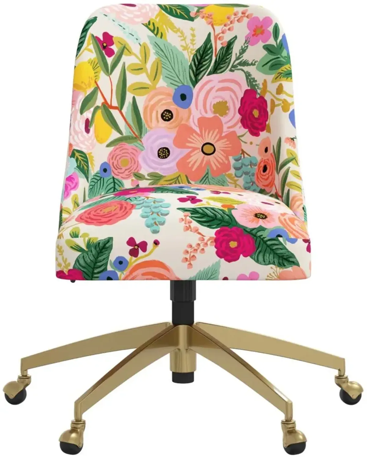 Rifle Paper Co. Oxford Garden Party Pink Office Chair