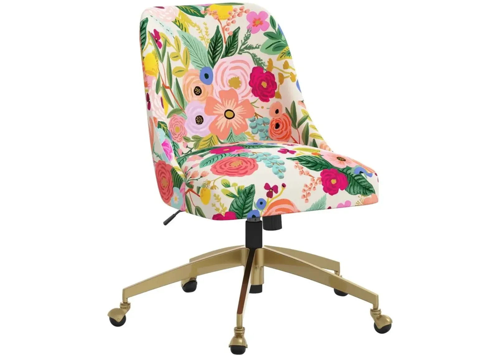 Rifle Paper Co. Oxford Garden Party Pink Office Chair