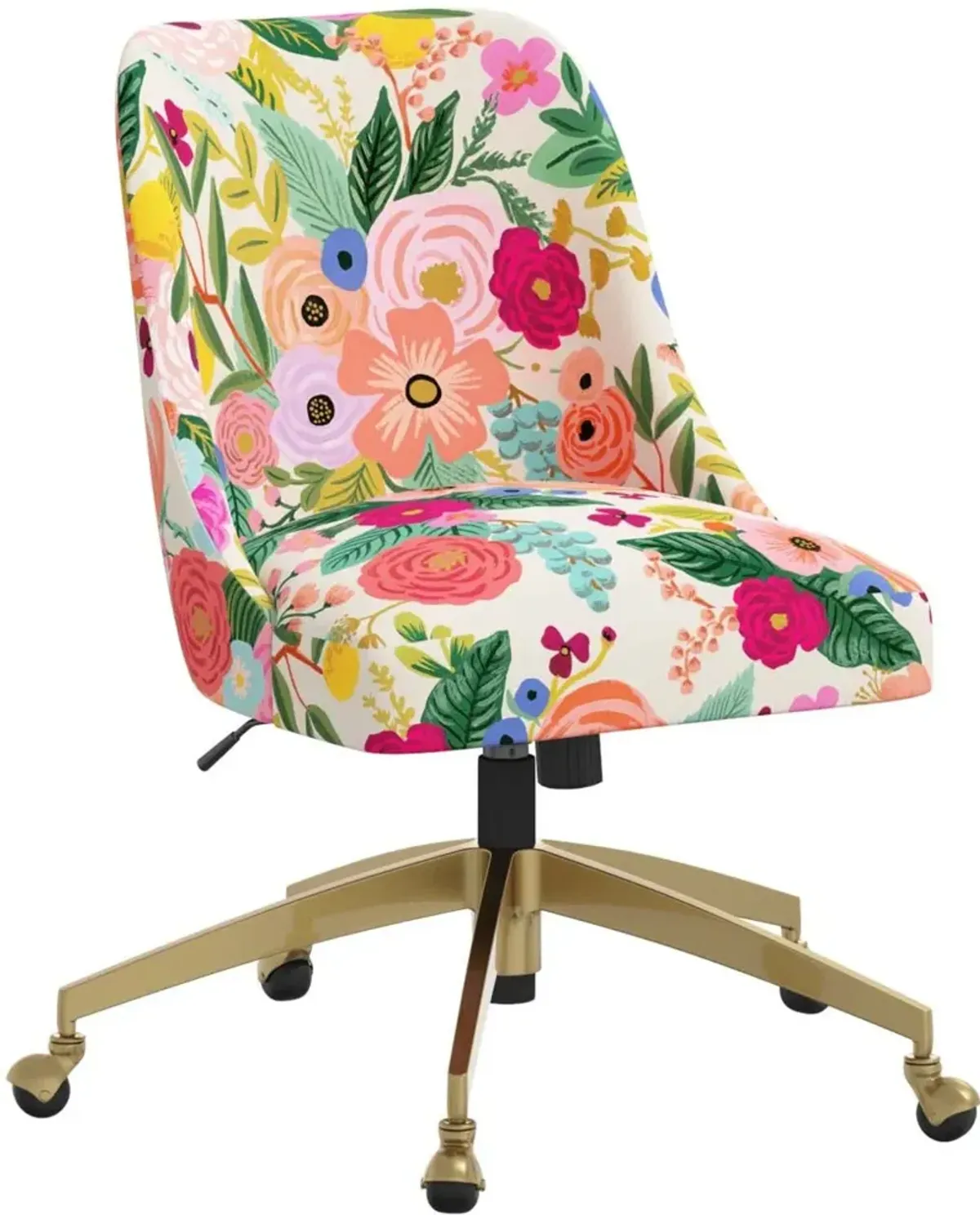 Rifle Paper Co. Oxford Garden Party Pink Office Chair