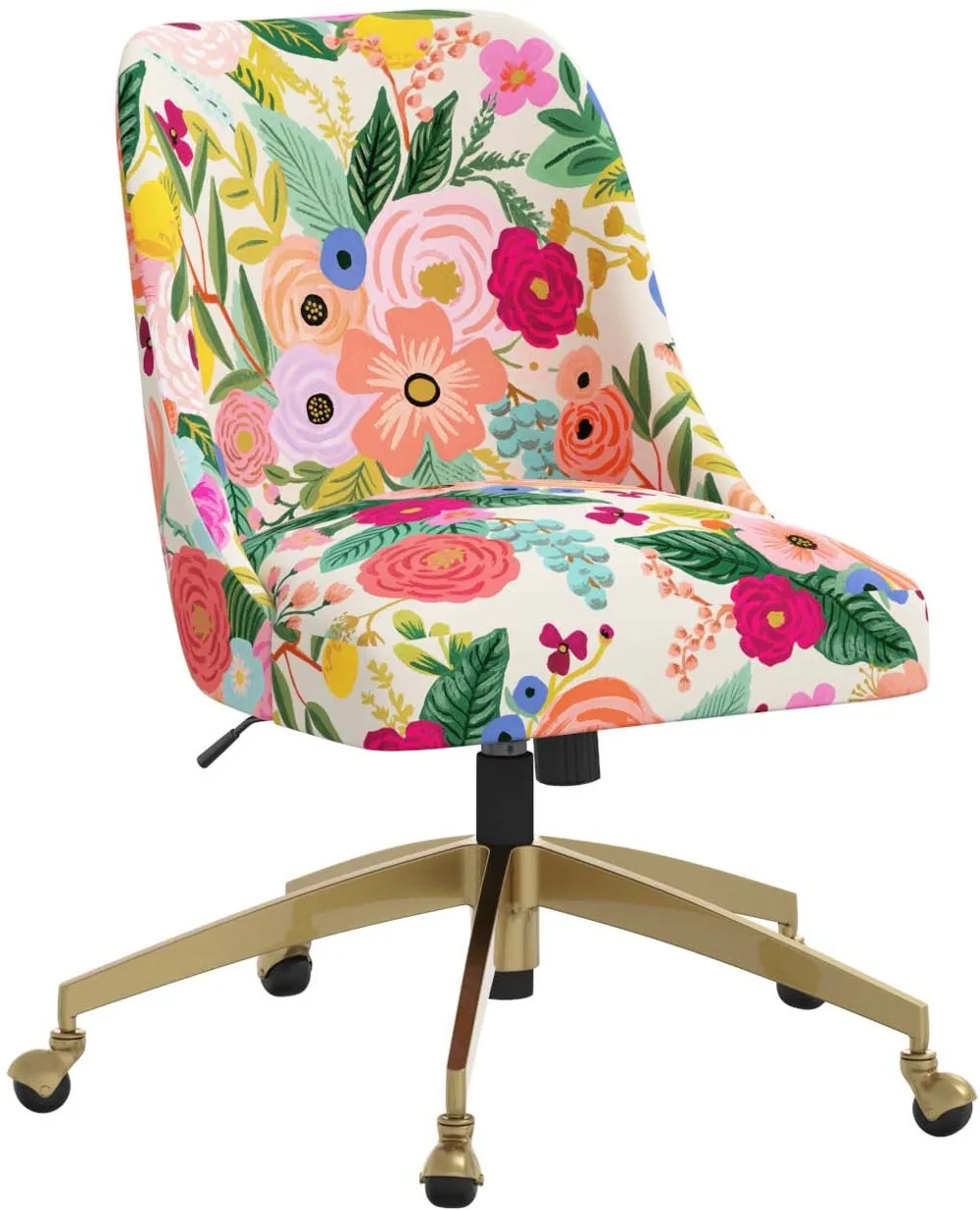 Rifle Paper Co. Oxford Garden Party Pink Office Chair