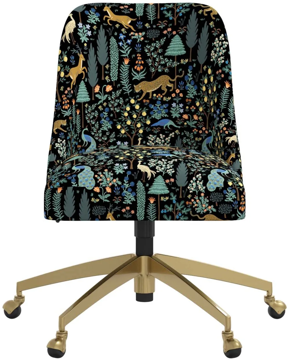 Rifle Paper Co. Oxford Menagerie Black Office Chair