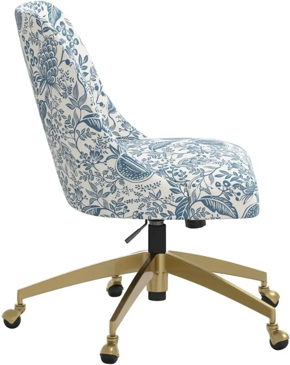 Rifle Paper Co. Oxford Blue Pomegranate Office Chair