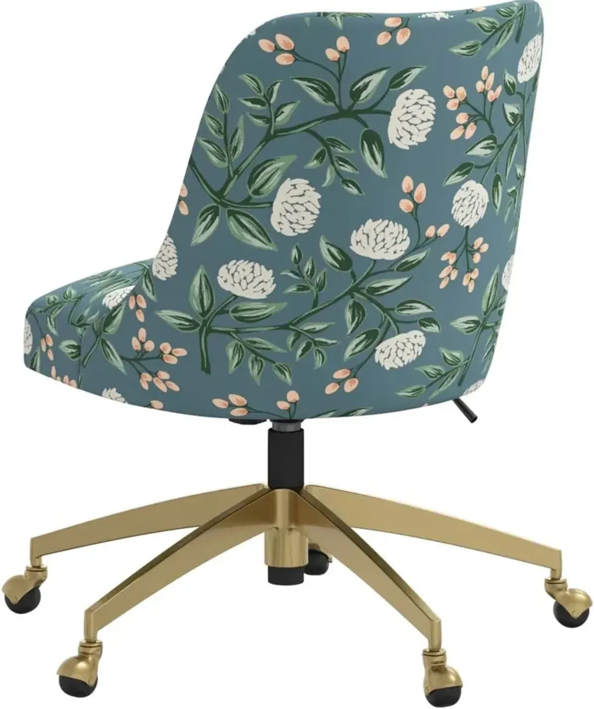 Rifle Paper Co. Oxford Emerald Peonies Office Chair