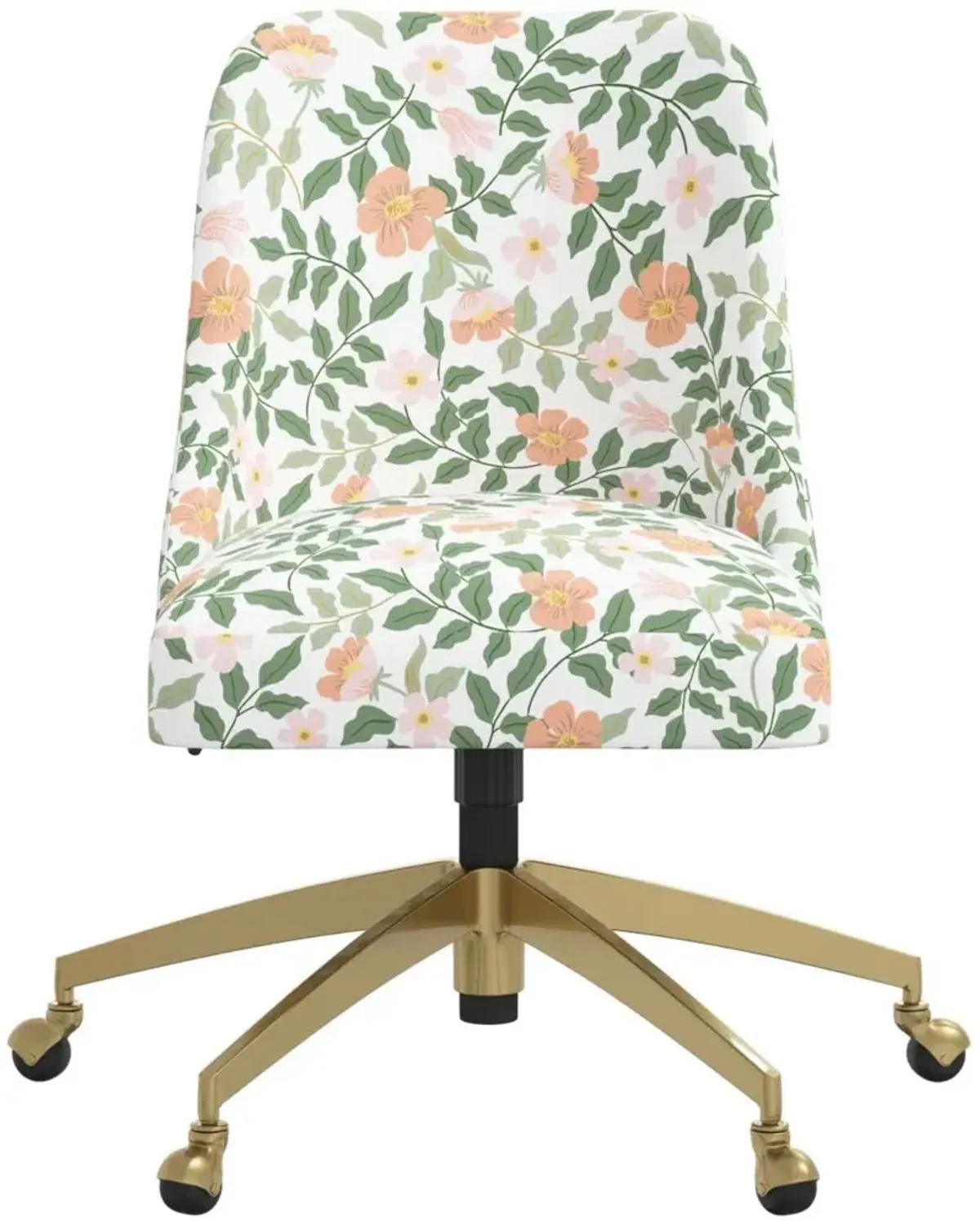 Rifle Paper Co. Oxford Primrose Blush Office Chair