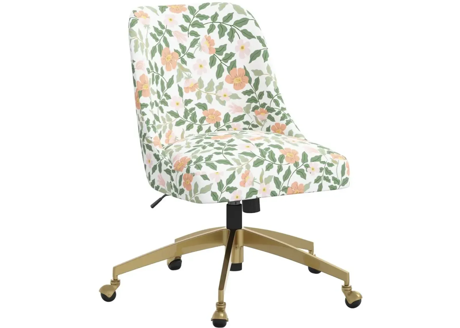 Rifle Paper Co. Oxford Primrose Blush Office Chair