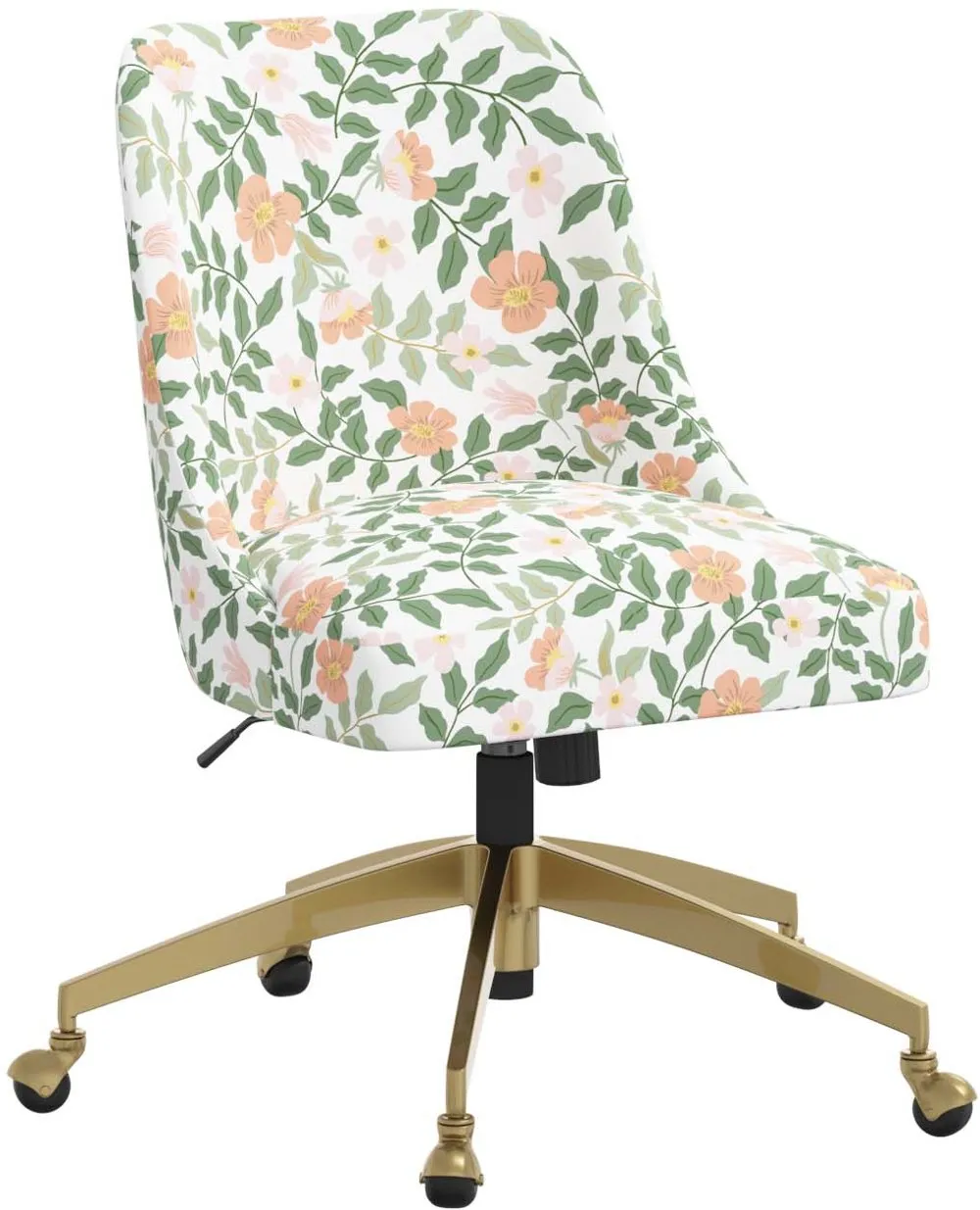 Rifle Paper Co. Oxford Primrose Blush Office Chair