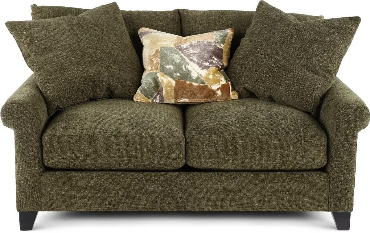 Owen Olive Green Loveseat