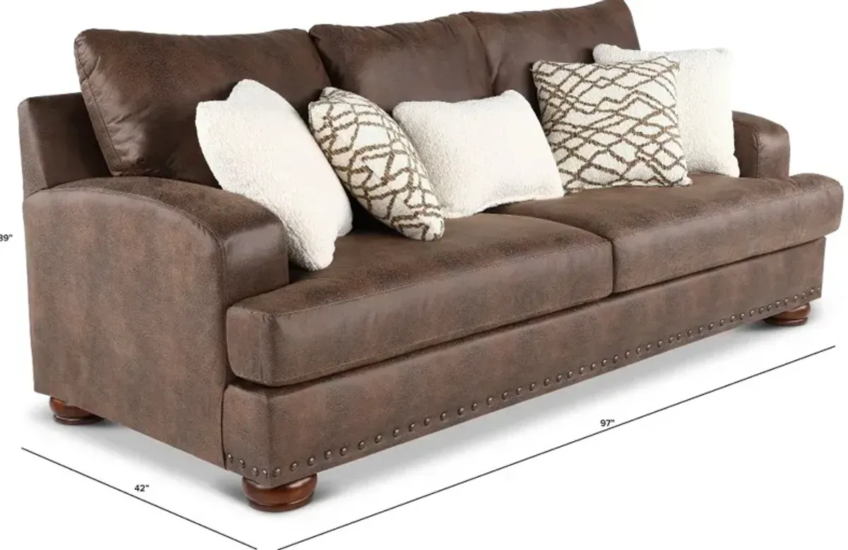 Canyon Brown Sofa