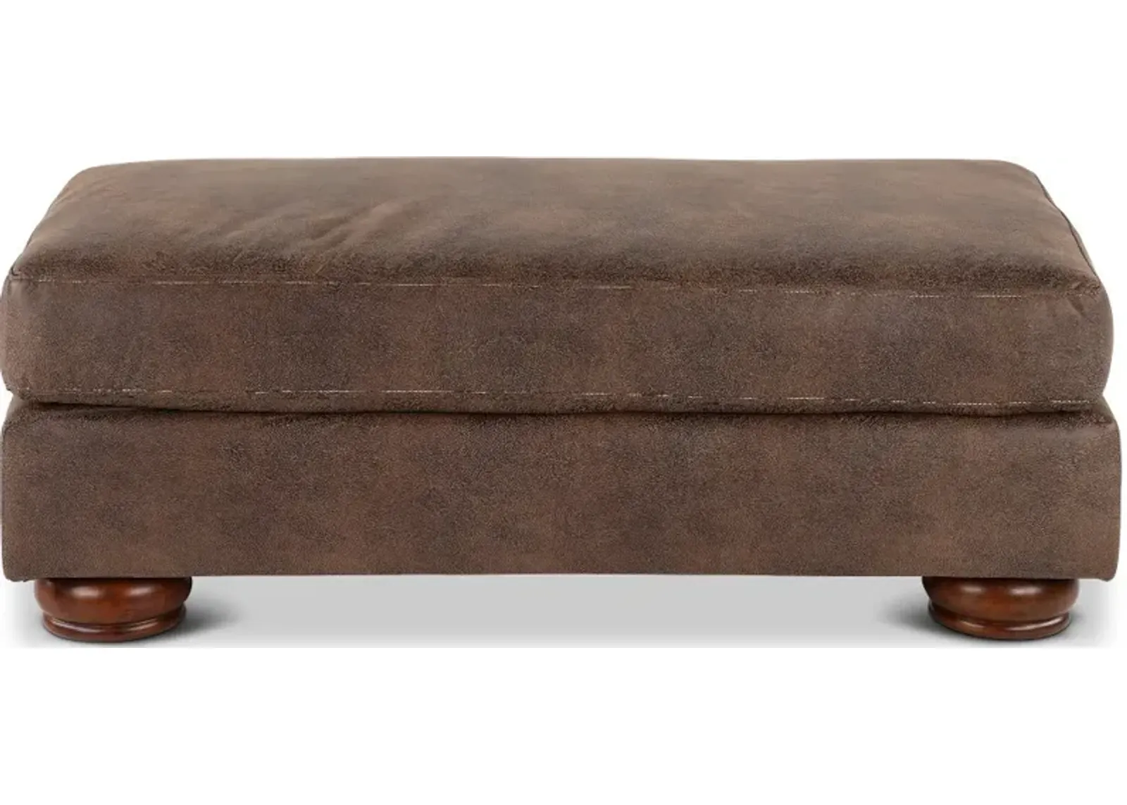 Canyon Brown Snuggle Ottoman