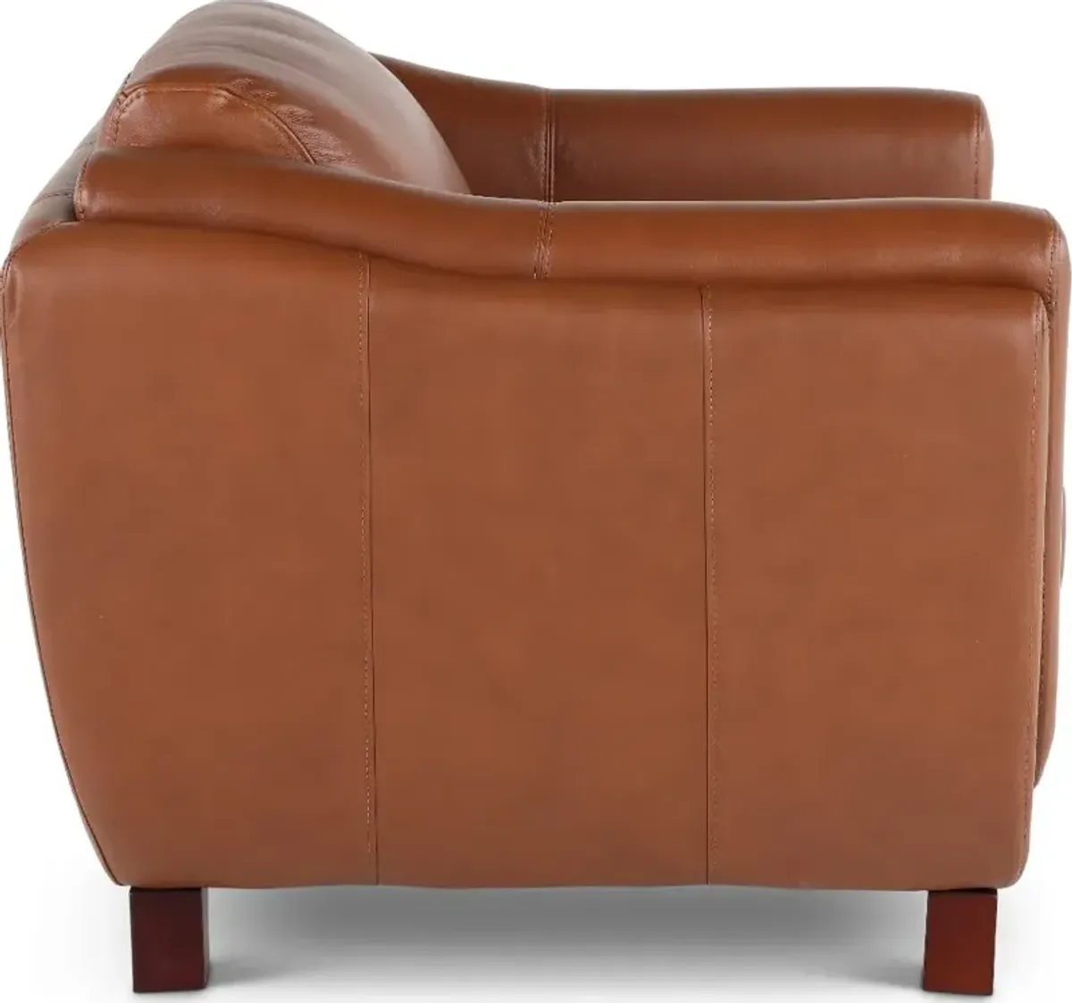 Omaha Brown Leather Chair