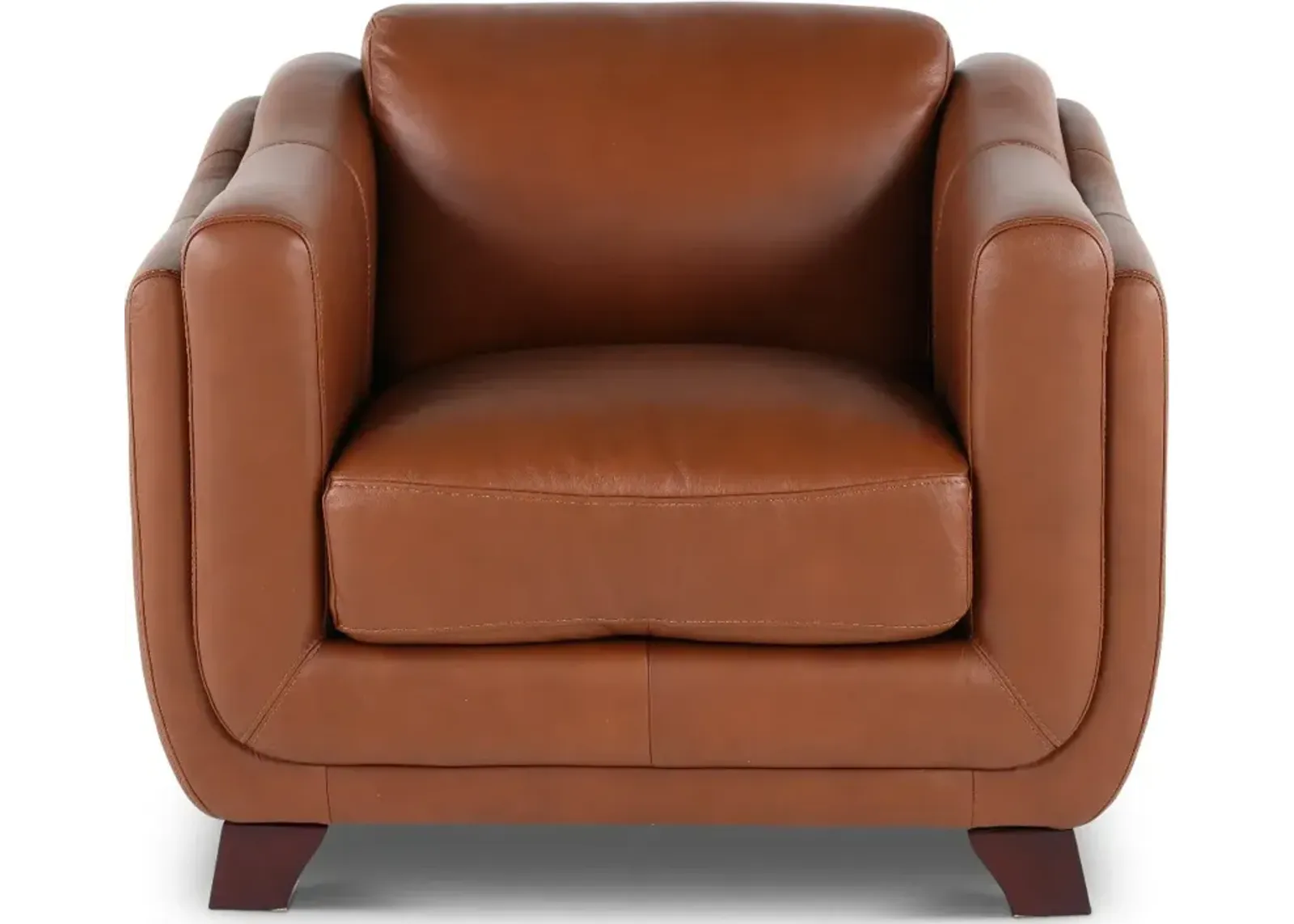 Omaha Brown Leather Chair