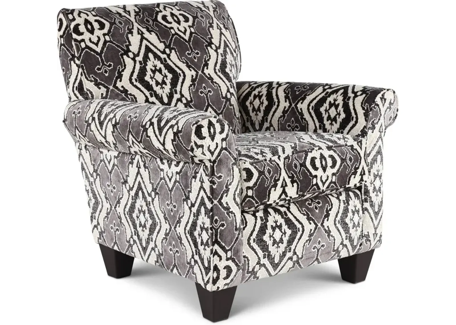 Escalante Black and Cream Accent Chair