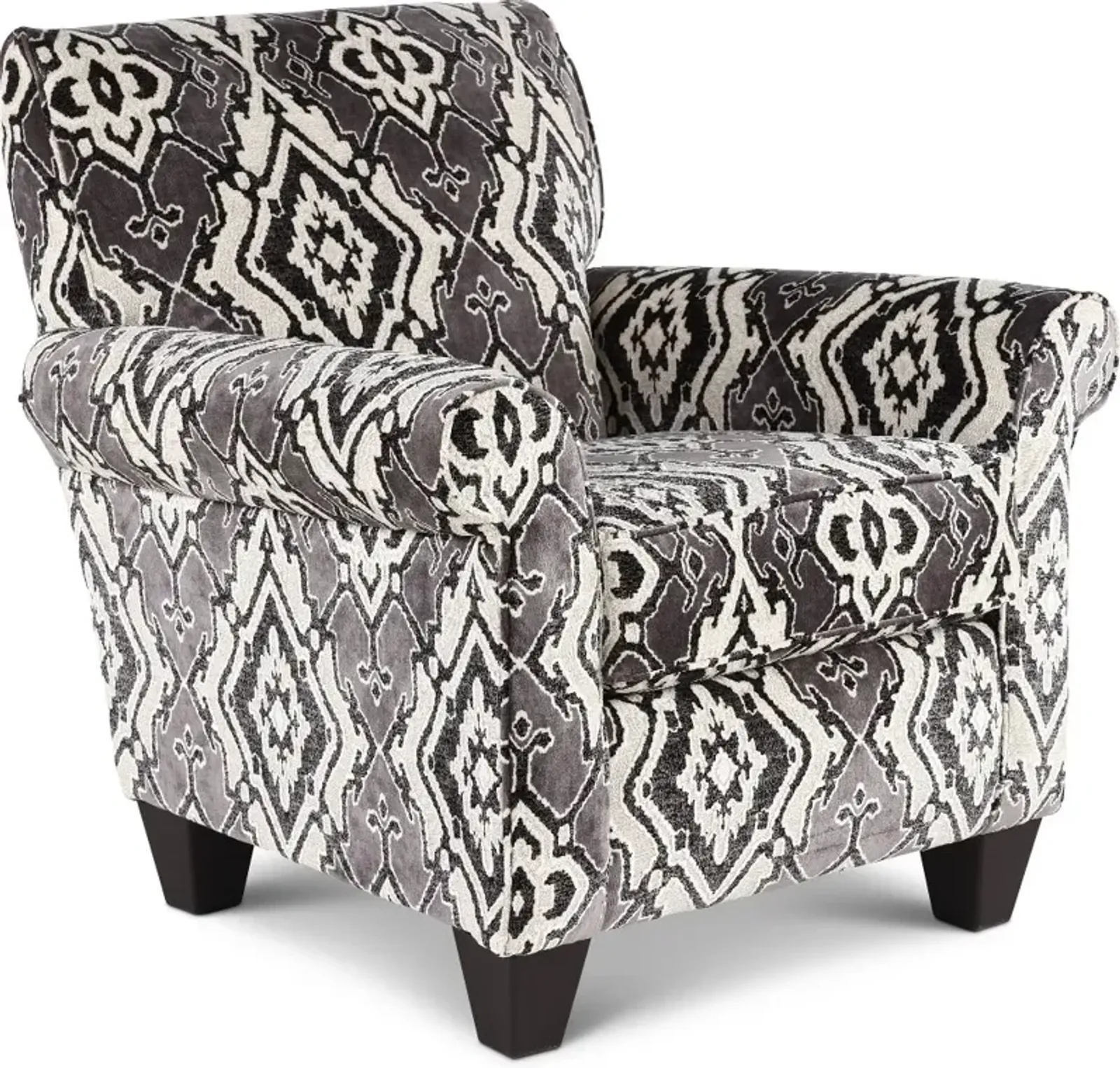 Escalante Black and Cream Accent Chair