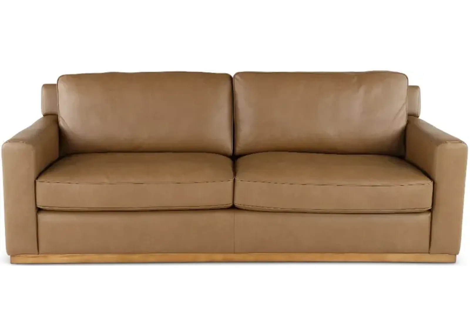 Mason Brown Leather Sofa