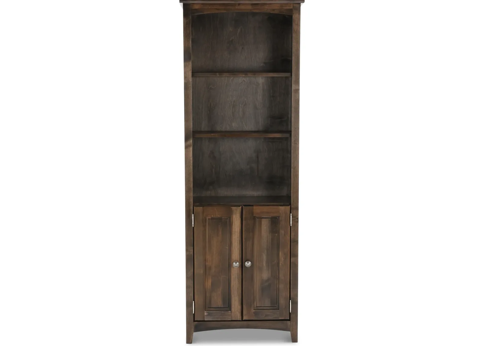 Universal Dark Brown Bookcase Pier