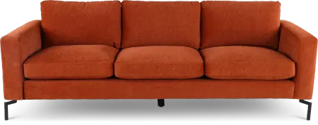 Tribeca Rust Orange Sofa