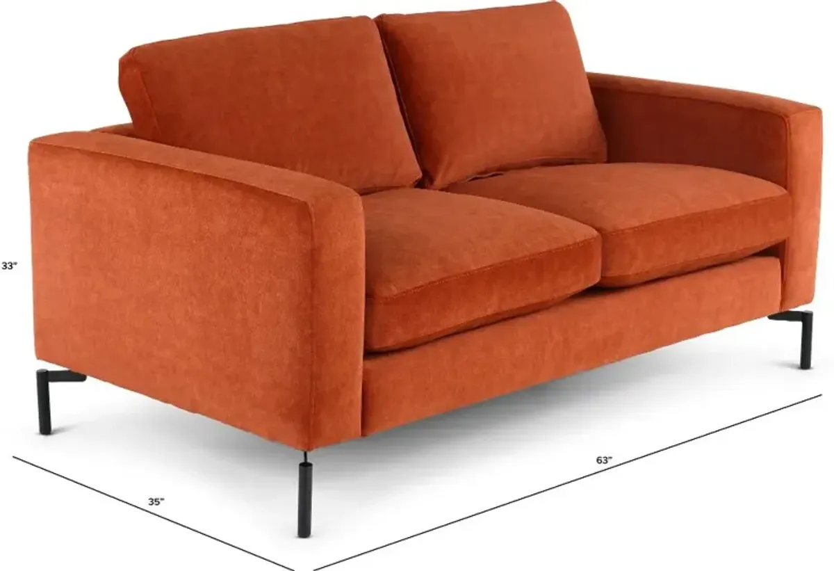 Tribeca Spice Loveseat