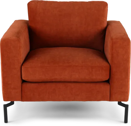 Tribeca Rust Orange Chair