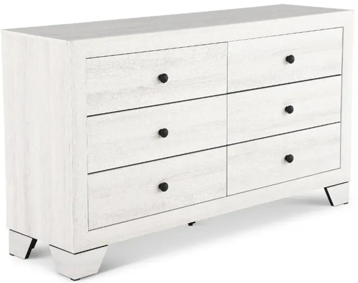 Alix White Youth Dresser