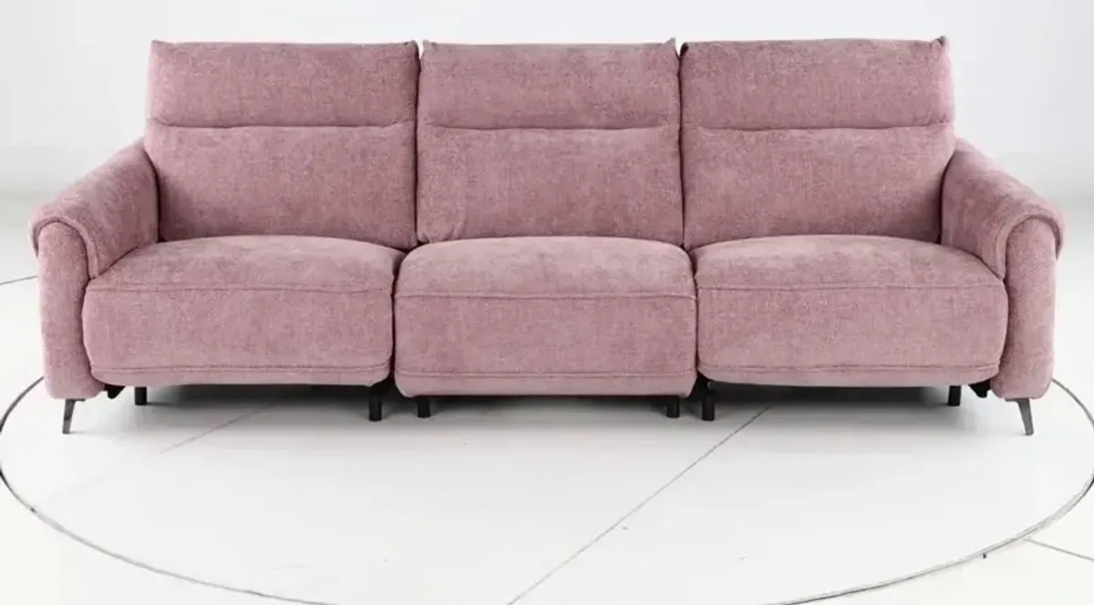 Parisian Rose Power Reclining Sofa