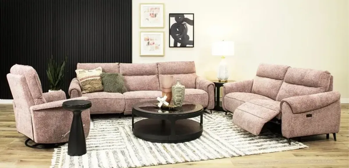 Parisian Rose Power Reclining Sofa