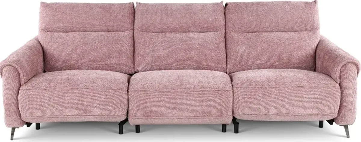 Parisian Rose Power Reclining Sofa