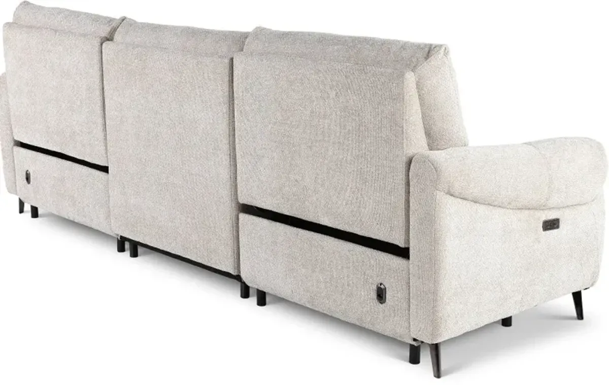 Parisian Cobblestone Power Reclining Sofa