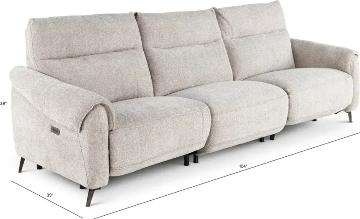 Parisian Cobblestone Power Reclining Sofa