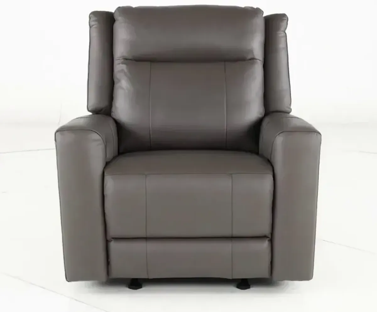 Madras Gray Glider Recliner