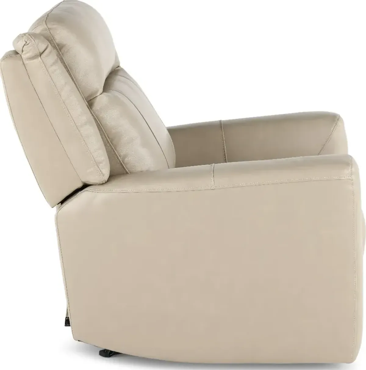 Madras Taupe Glider Recliner