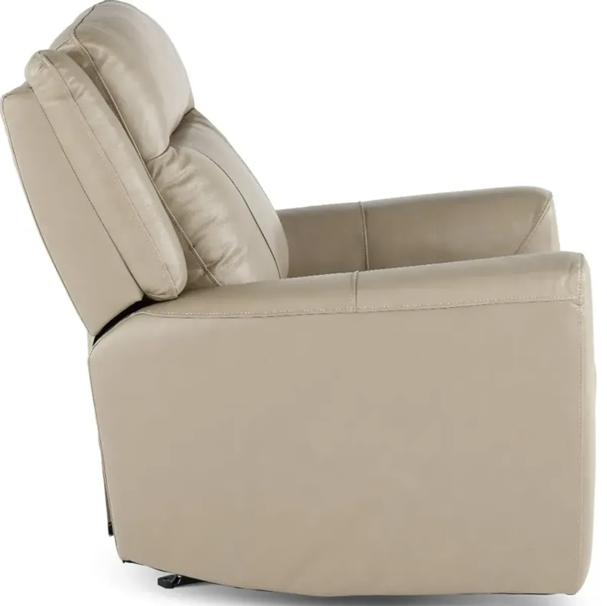 Madras Taupe Glider Recliner