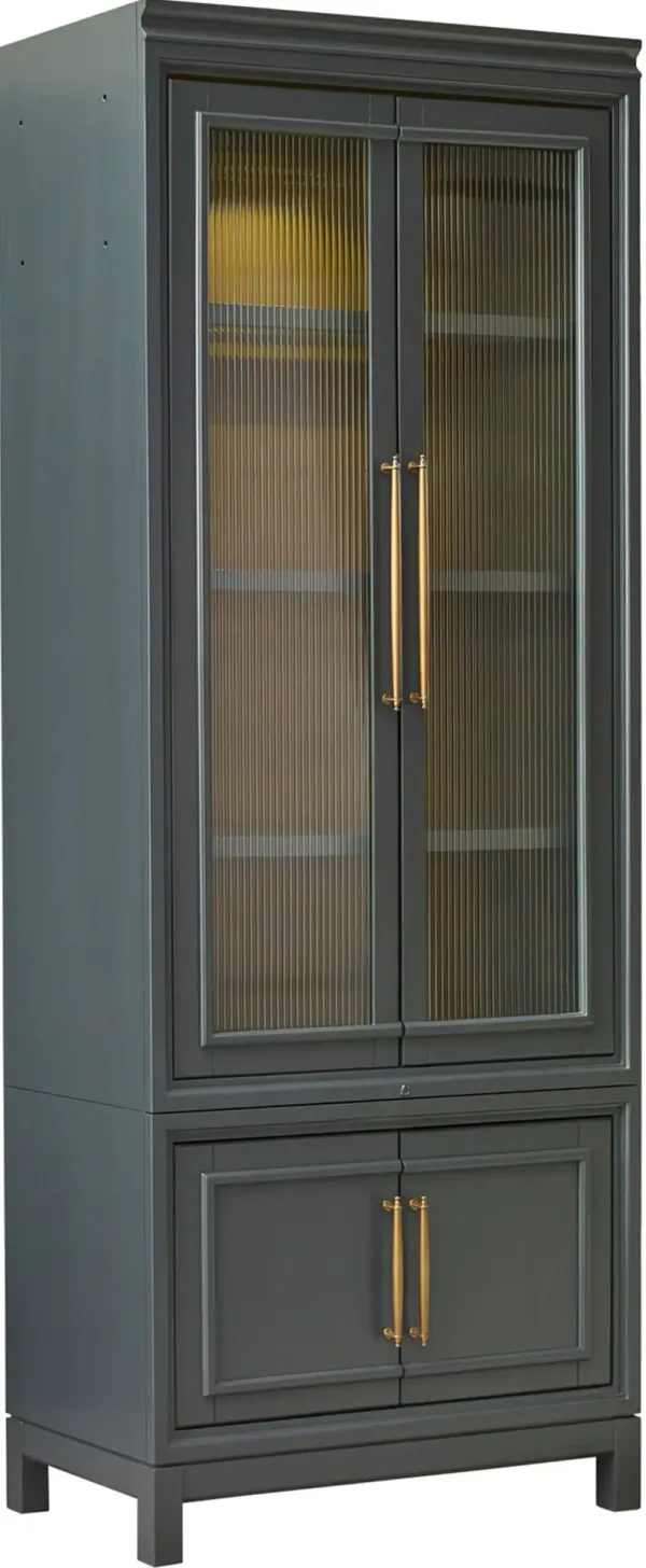 Alexander Blue Display Cabinet
