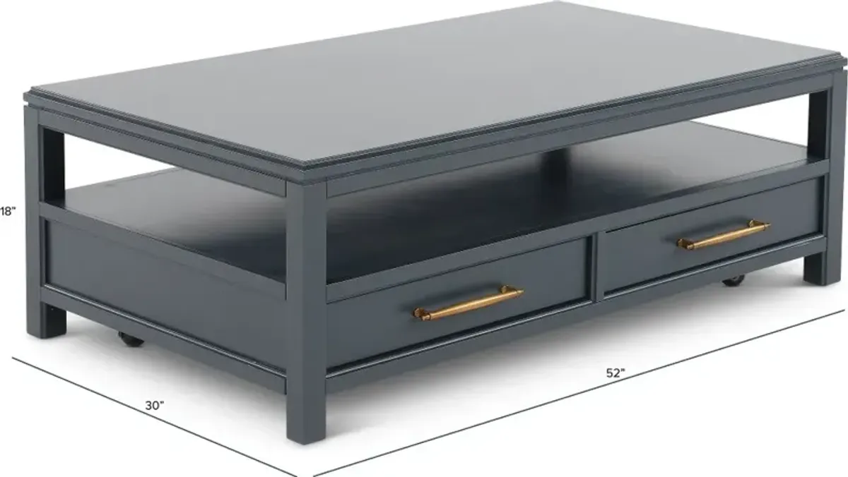 Alexander Midnight Blue Coffee Table