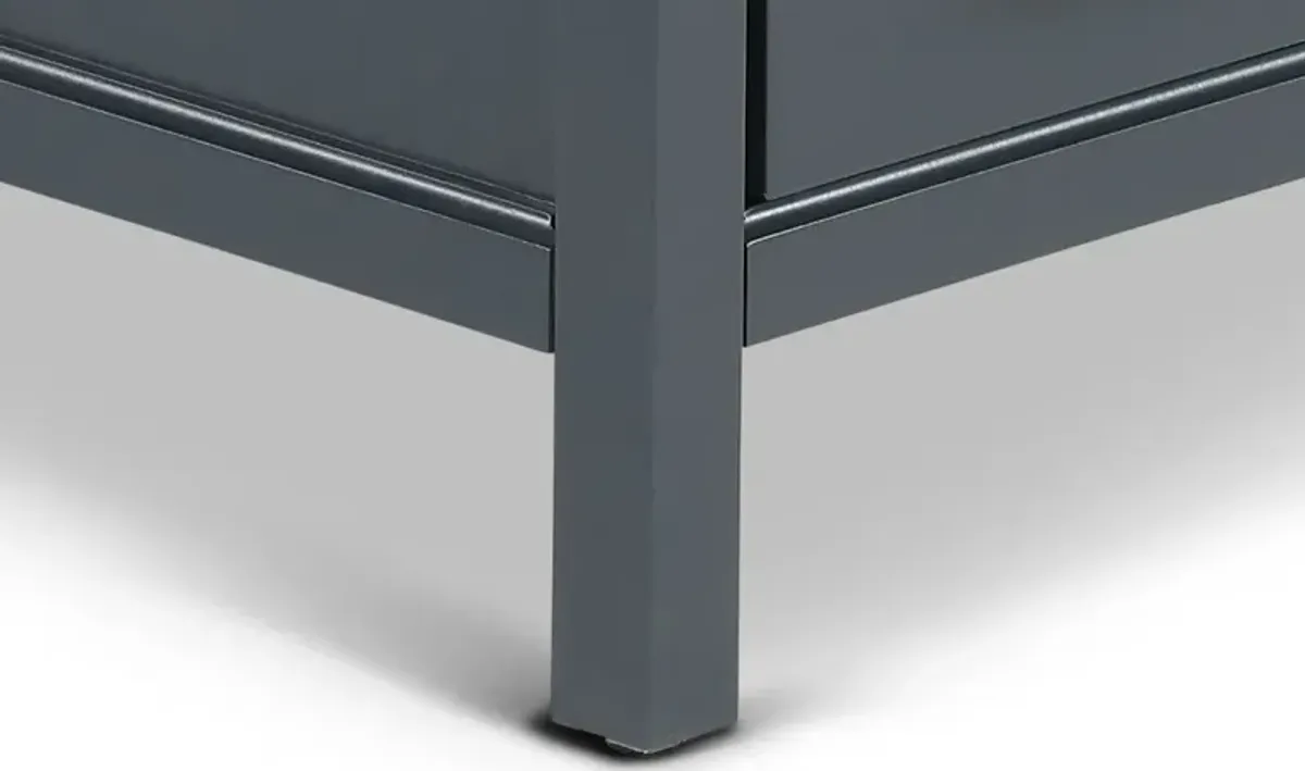 Alexander Blue Chairside Table