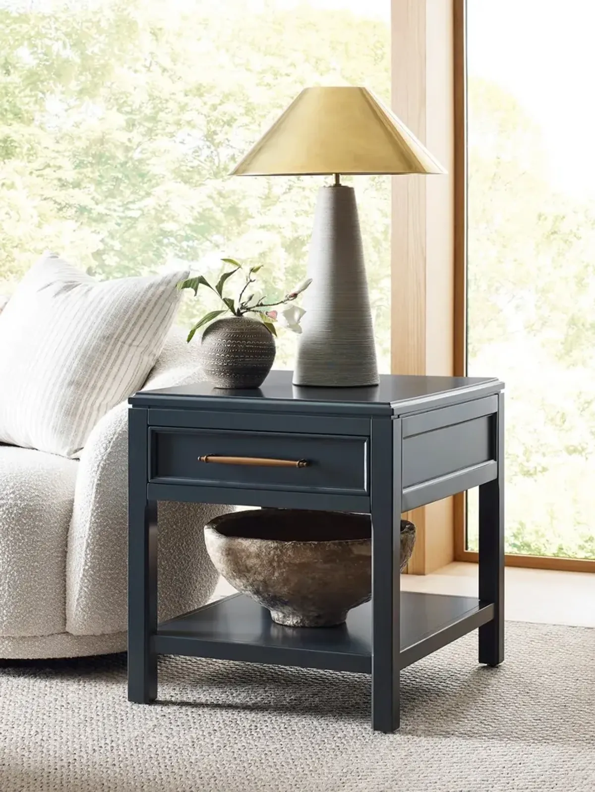 Alexander Midnight Blue End Table