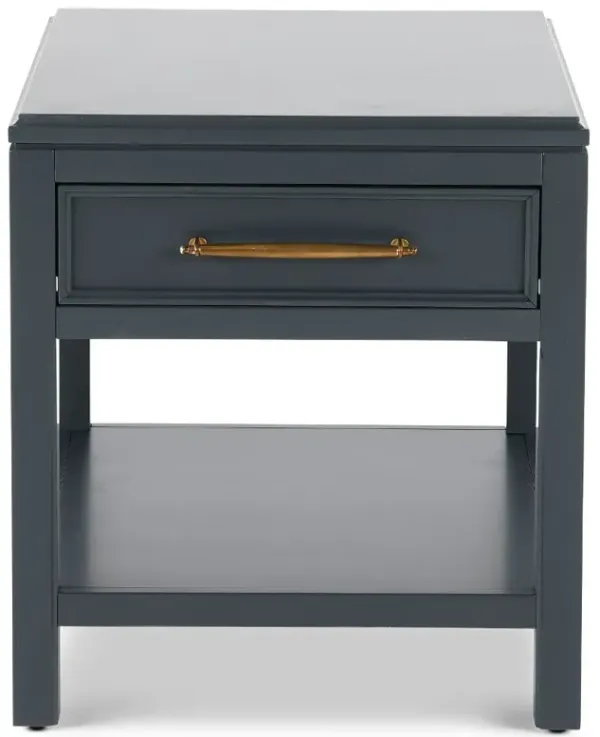 Alexander Blue End Table