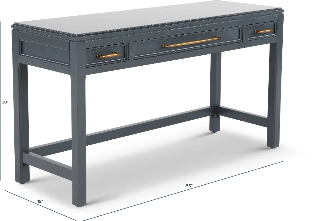 Alexander Midnight Blue Sofa Table