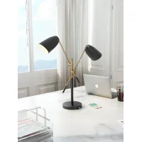 Tanner Black and Brass Table Lamp