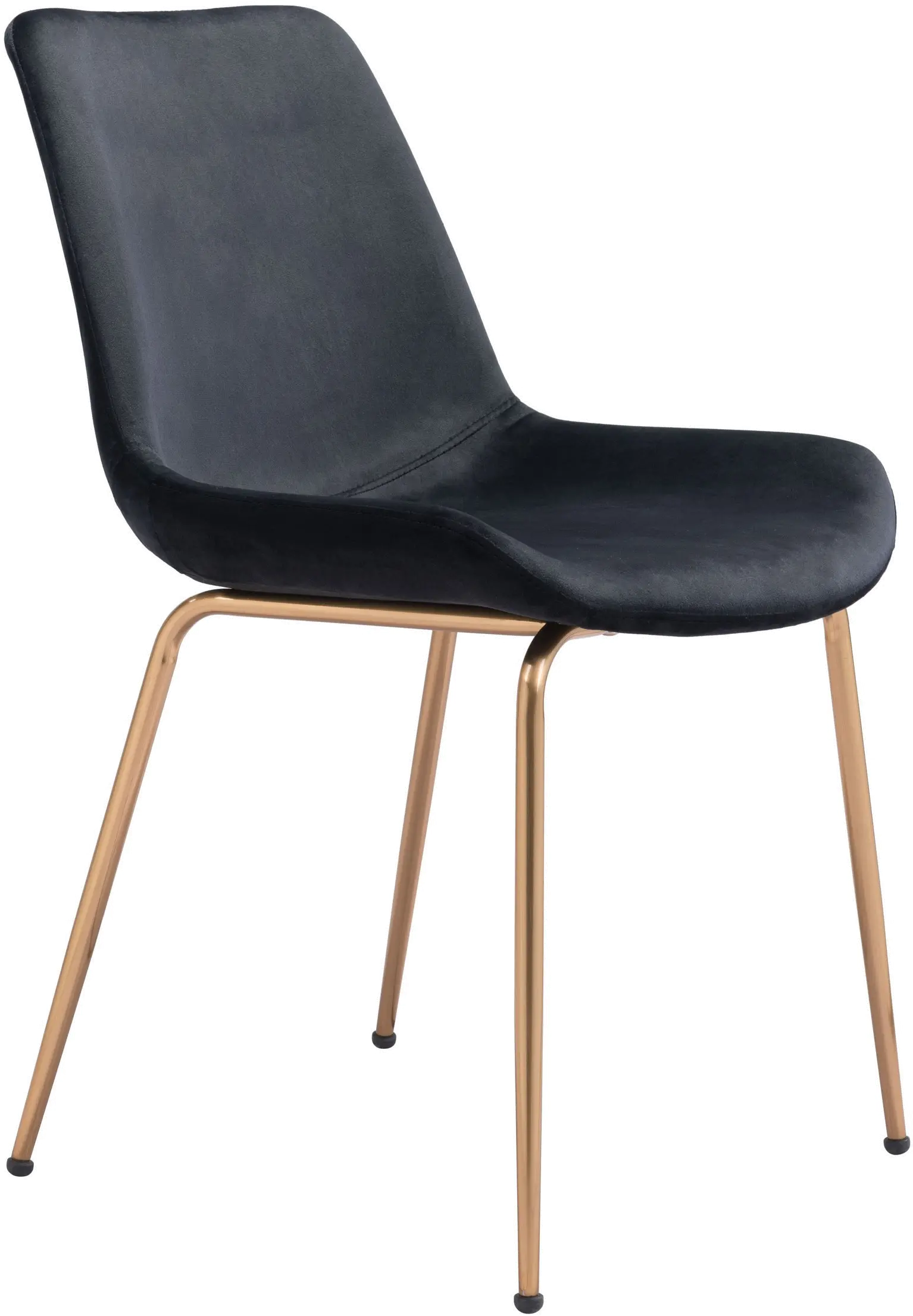 Tony Black and Gold Dining Chair