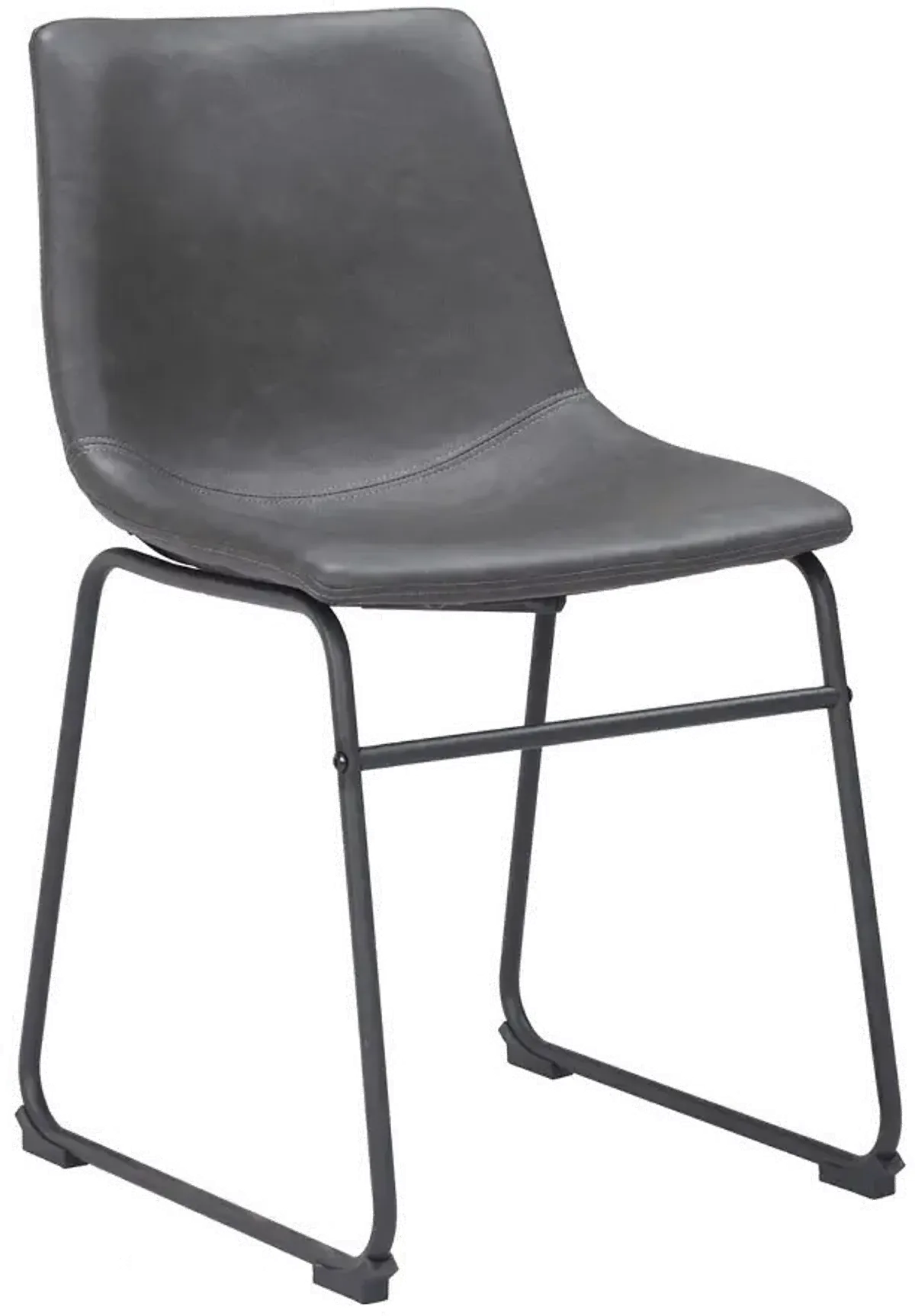 Smart Charcoal Gray Dining Chair