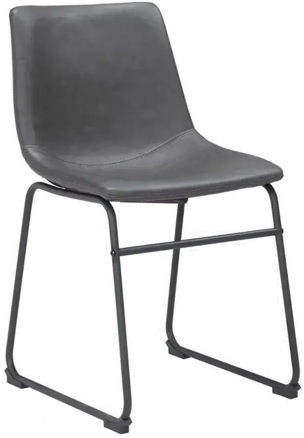 Smart Charcoal Gray Dining Chair