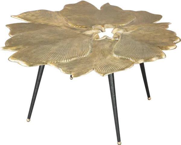 Gingko Antique Brass Coffee Table