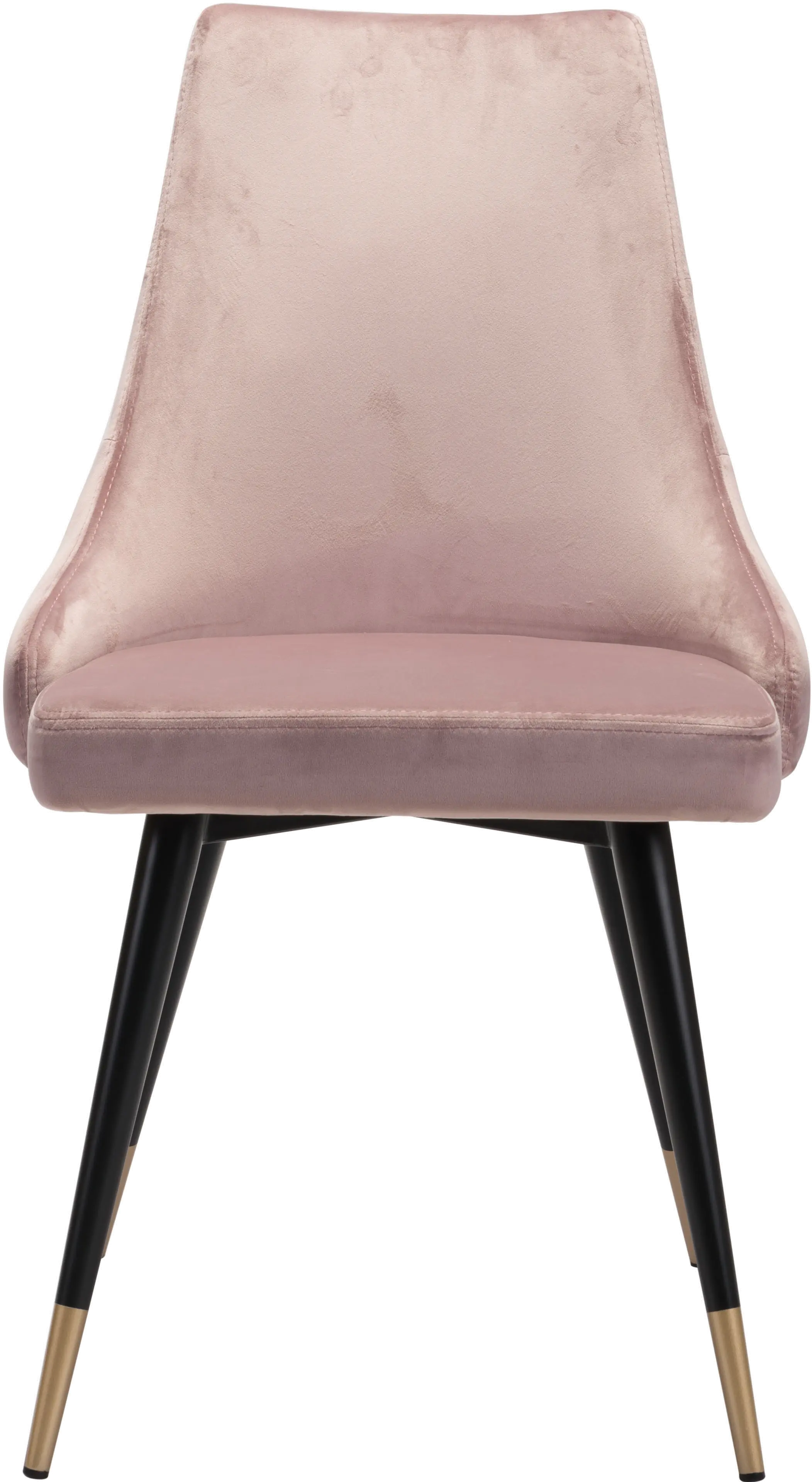 Piccolo Pink Velvet Dining Chair, Set of 2