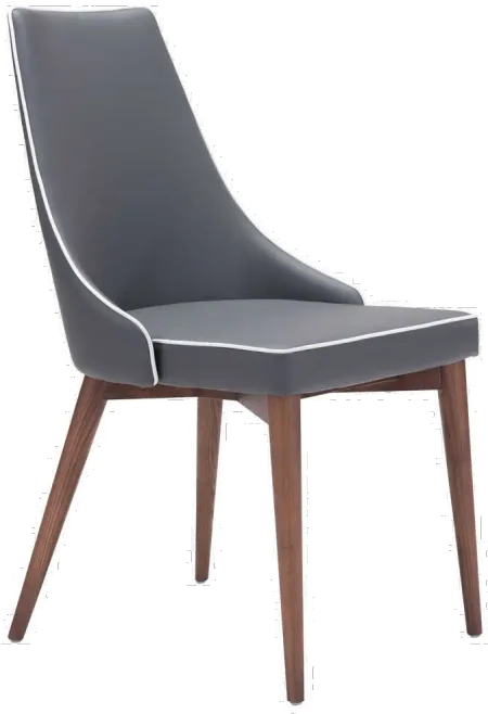 Moor Gray Dining Chair, Set of 2