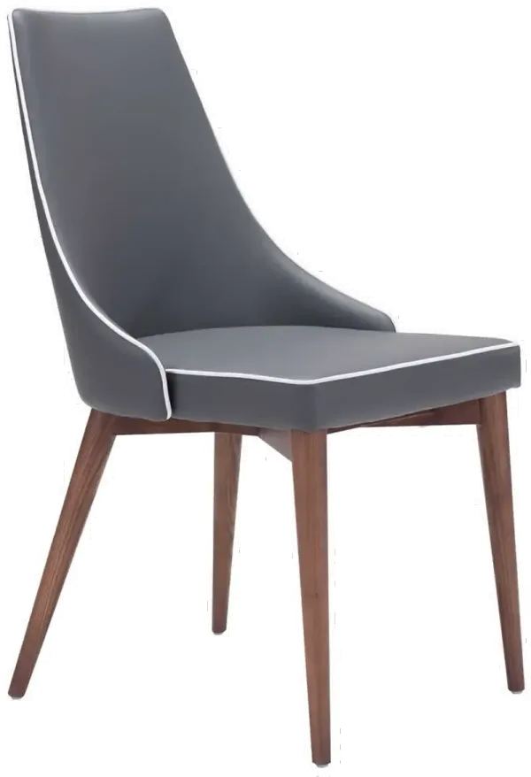 Moor Gray Dining Chair, Set of 2