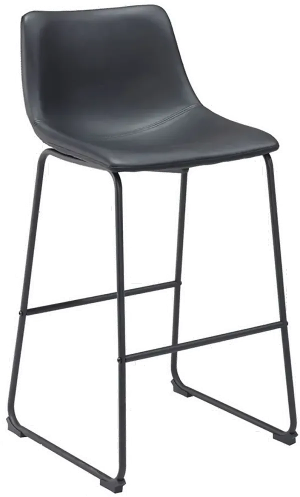 Smart Black Barstool