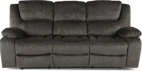 Pasadena Charcoal Dual Reclining Sofa