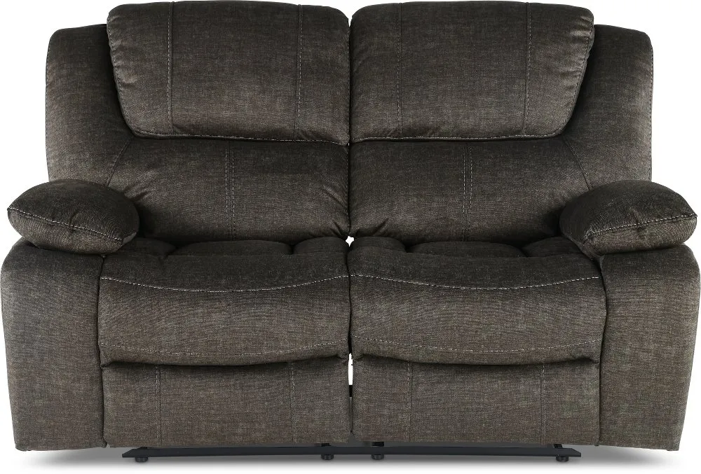 Pasadena Charcoal Dual Reclining Loveseat